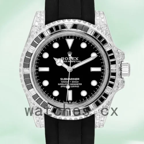 R-K-126610BKDR-1.webp Rolex Submariner 40mm 126610 Men’s Silver-tone Rubber Band