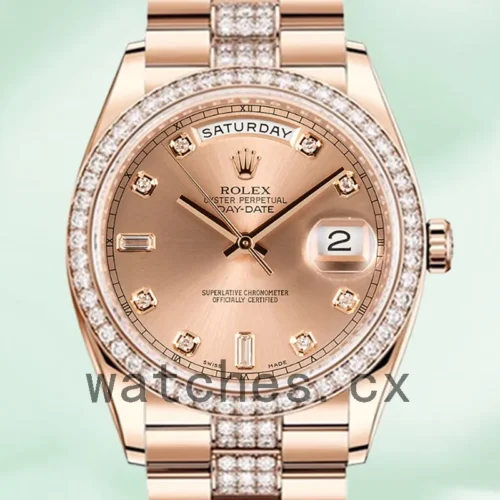R-K-128345RGDDP-1.webp Rolex Day-Date 128345 Men’s 36mm Rose Gold Dial