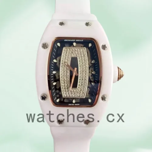 RM-J-07-01-001-1.webp Richard Mille RM07-01 Around 31*45mm Ladies RM07-01-001 Black With Diamonds Dial