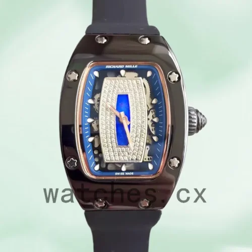 RM-J-07-01-003-1.webp Richard Mille RM07-01 Ladies RM07-01-003 Around 31*45mm Blue With Diamonds Dial