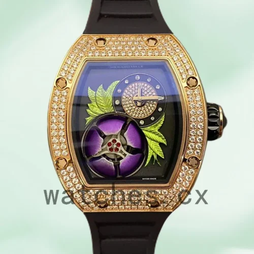 RM-J-19-02-001-1.webp Richard Mille RM19-02 Around 50*42mm Men RM19-02-001 Hand Wind Rose Gold