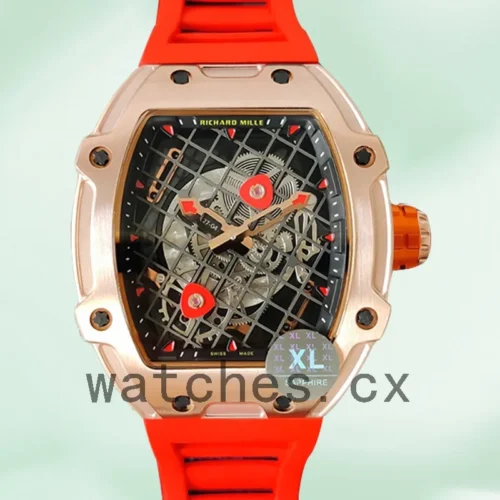 RM-J-27-04-010-1.webp Richard Mille RM27-04 RM27-04-010 Around 38*48mm Men Rubber Band Rose Gold-tone