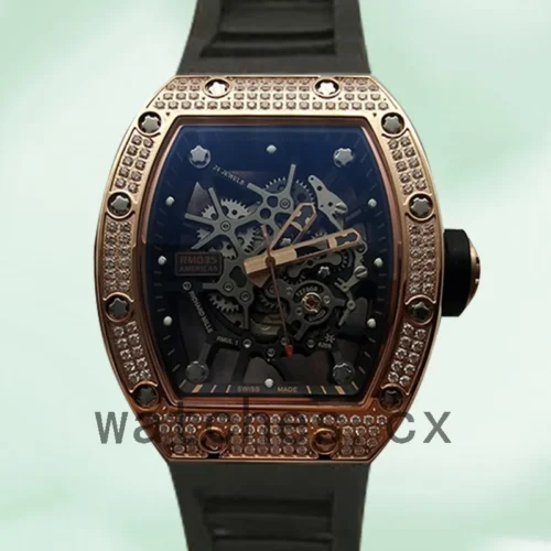 RM-J-35-001-1.webp Richard Mille RM035 Around 50*45mm Men RM035-001 Diamonds Transparent Dial