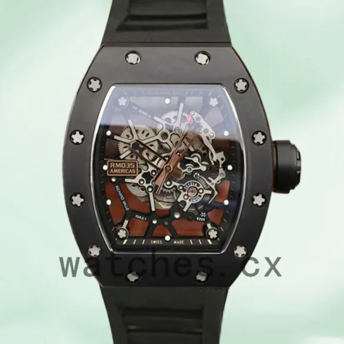 RM-J-35-008-1.webp Richard Mille RM035 RM035-008 Men Around 50*42mm Rubber Band Mechanical
