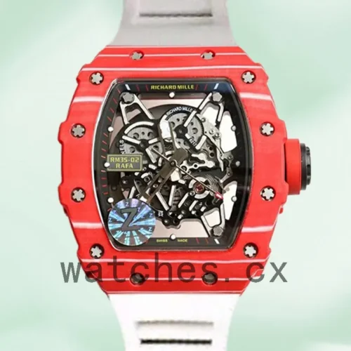 RM-J-35-02-012-1.webp Richard Mille RM35-02 Around 50*42mm RM35-02-012 Men Red Transparent Dial