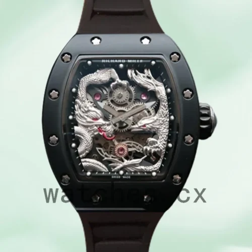 RM-J-57-01-003-1.webp Richard Mille RM57-01 RM57-01-003 Men Around 50*40mm Rubber Band Silver Dragon and Phoenix Dial