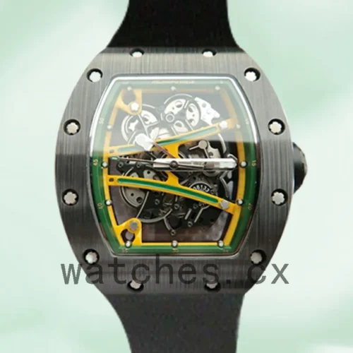 RM-J-TZP-001-1.webp Richard Mille RM061 Around 50*40mm RM061-001 Men Black Hand Wind