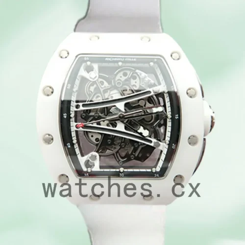 RM-J-TZP-002-1-1.webp Richard Mille RM061 RM061-003 Around 50*40mm Men Skeleton Dial White
