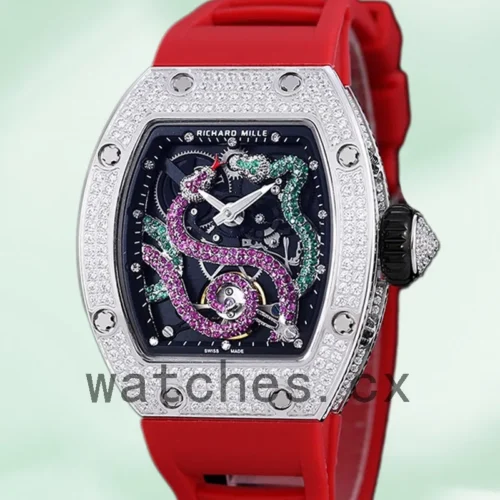 RM-K-026-004-1.webp Richard Mille RM 026 Unisex 45*39mm RM 026-004 Silver Rubber Band