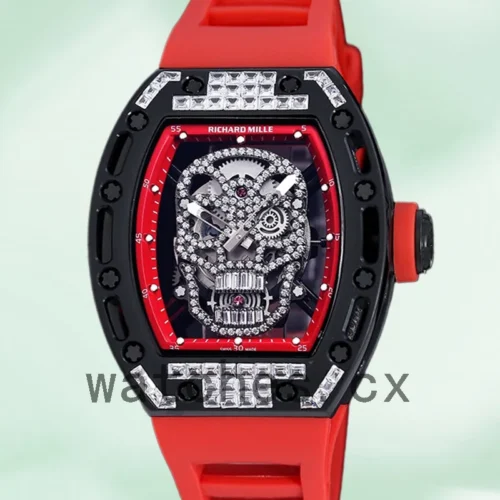 RM-K-052-018-1.webp Richard Mille RM 052 Men RM 052-018 50*42mm Rubber Band