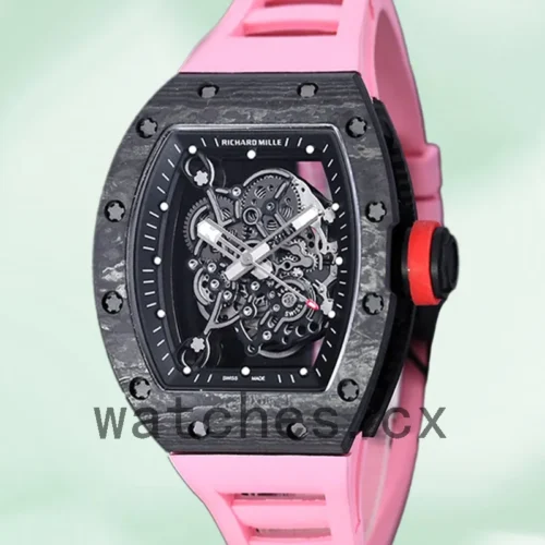 RM-K-055-022-1.webp Richard Mille RM 055 RM 055-022 Men 50*42mm Transparent Dial Black