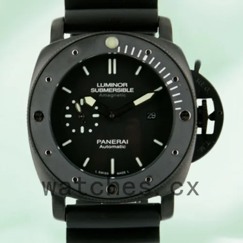 Submersible002-1.webp Panerai Luminor Submersible Submersible002 47mm Men’s Black-tone Black Dial