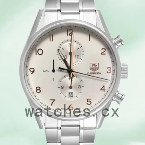 TH-J-CAR2012.BA0796-1.webp Tag Heuer Carrera Men’s CAR2012.BA0796 43mm Bracelet White Dial