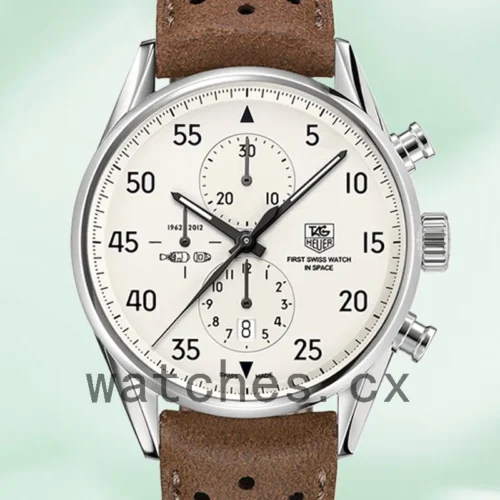 TH-J-CAR2015.FC6321-1.webp Tag Heuer Carrera Men’s 43mm CAR2015.FC6321 Leather Strap White Dial