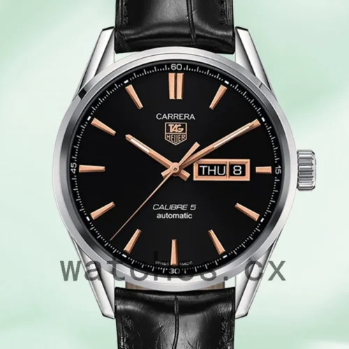 TH-J-WAR201C.FC6266-1.webp Tag Heuer Carrera 43mm WAR201C.FC6266 Men’s Silver-tone Leather Strap