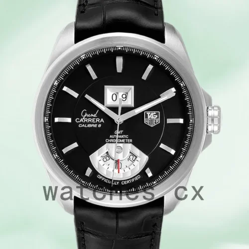 TH-J-WAV5111-1-1.webp Tag Heuer Carrera 43mm WAV5111-1 Men’s Black Dial Leather Strap