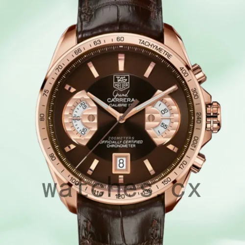 TH-K-CAV514C.FC8171-1.webp Tag Heuer Grand Carrera 43mm CAV514C.FC8171 Men Quartz Rose Gold-tone