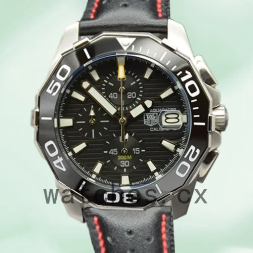 TH-K-CAY211A.FC6361-001-1.webp Tag Heuer Aquaracer 43mm CAY211A.FC6361-001 Men Quartz Leather Strap