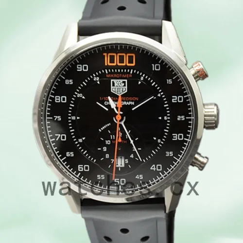 TH-K-CarreraBKAR-006-1.webp Tag Heuer Carrera CarreraBKAR-006 Men 43mm Black Dial Silver-tone