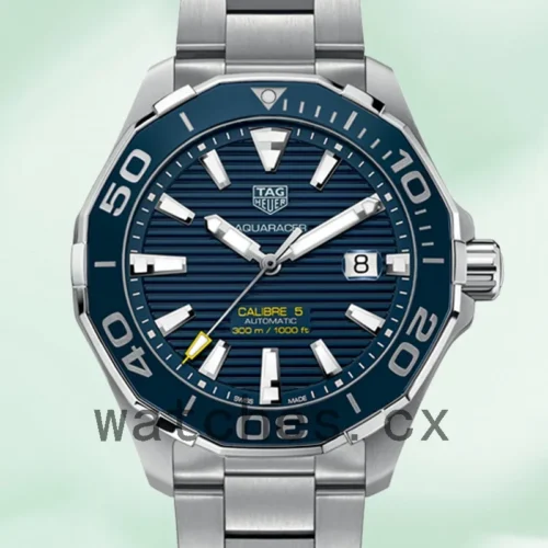 TH-K-WAY201B.BA0927-1.webp Tag Heuer Aquaracer 43mm Men WAY201B.BA0927 Silver-tone Bracelet