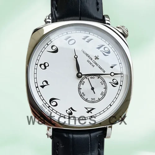 VC-K-82035000G-B735-1.webp Vacheron Constantin Historiques 82035/000G-B735 Men 41mm White Dial Leather Strap